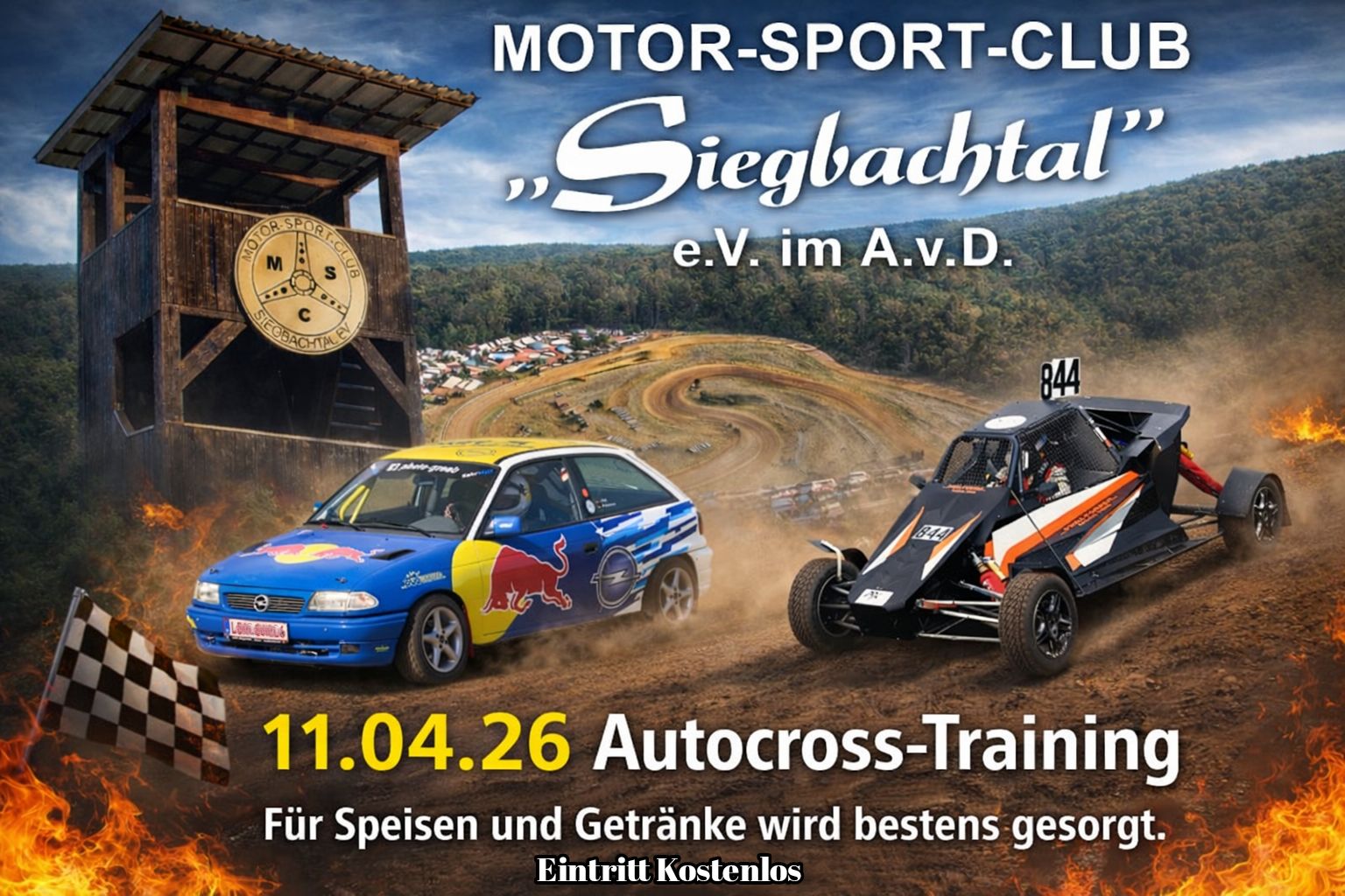 Hinweis: Die Anmeldung für das Autocross-Training am 11.04.2026 ist ab dem 01.03.2026 verfügbar.